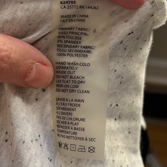 DEX Speckled Grey Tank Top, Size Small - Picture 5 of 5